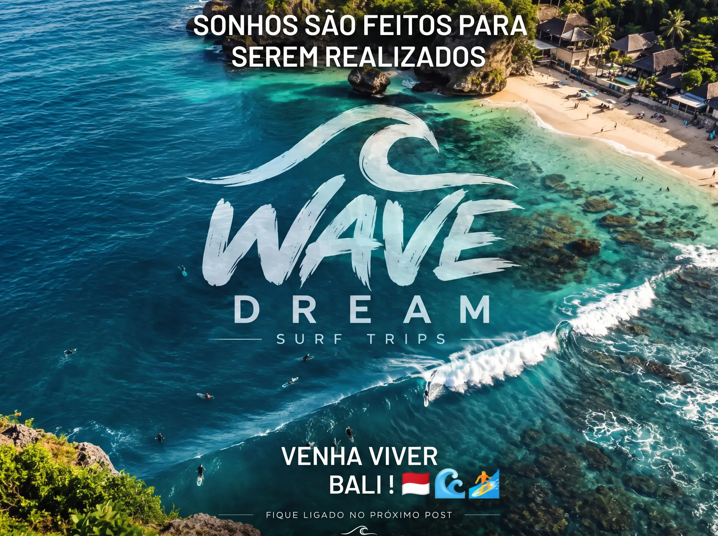 23 dias de Surf Trip em Bali